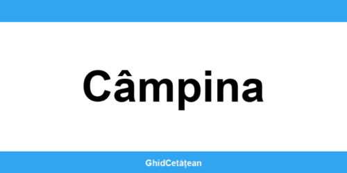 Evidența Populației Câmpina (SPCLEP) – programare online
