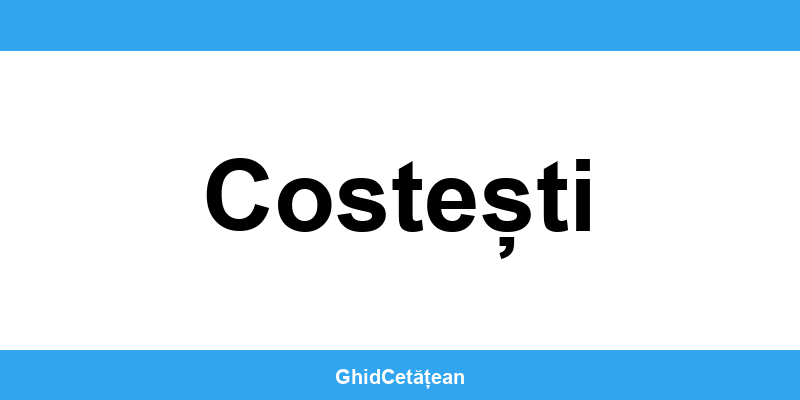 Evidența Populației Costești (SPCLEP) – programare online
