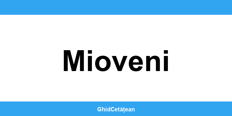 Evidența Populației Mioveni (SPCLEP) – programare online
