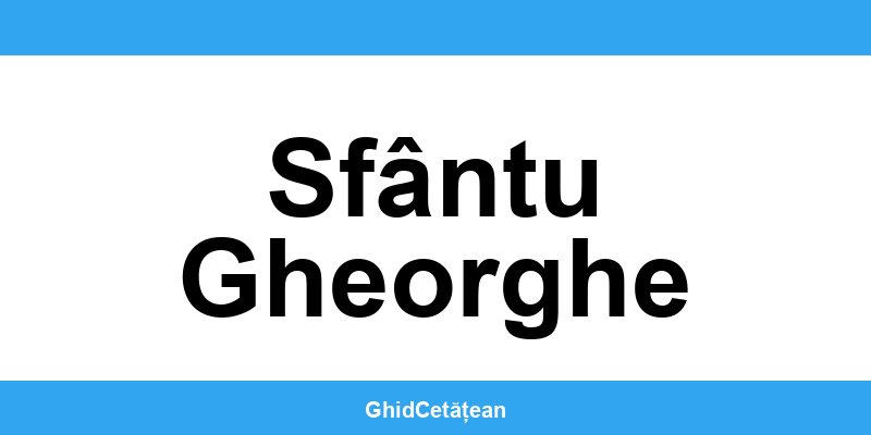 Evidența Populației Sfântu Gheorghe (SPCLEP) – programare online