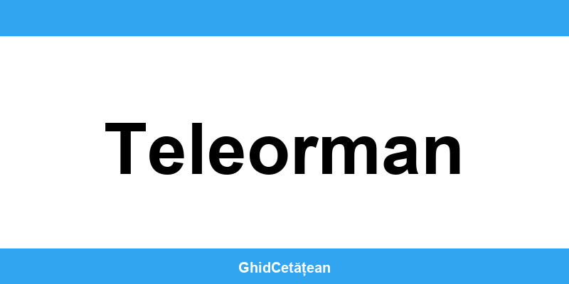 Evidența Populației Teleorman (SPCLEP) – programare online