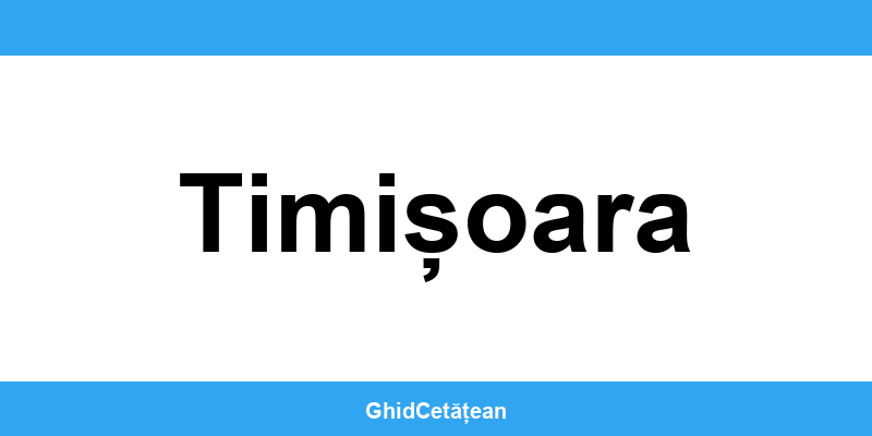 Evidența Populației Timișoara (SPCLEP) – programare online