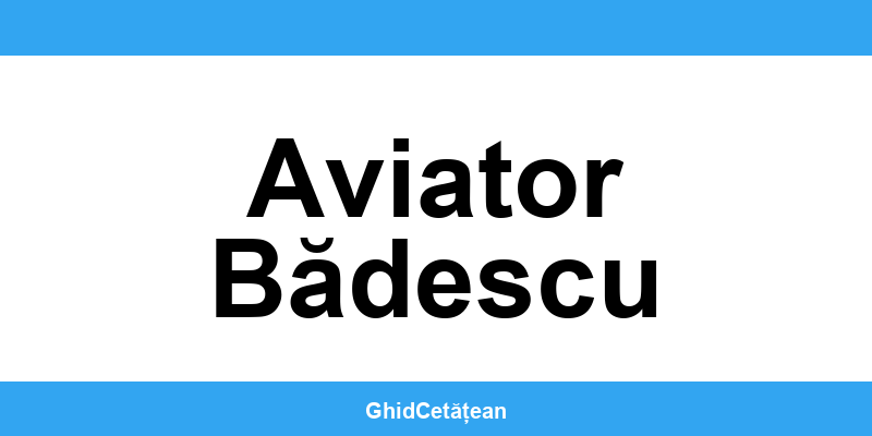 Evidența Populației Aviator Bădescu (SPCLEP) – programare online