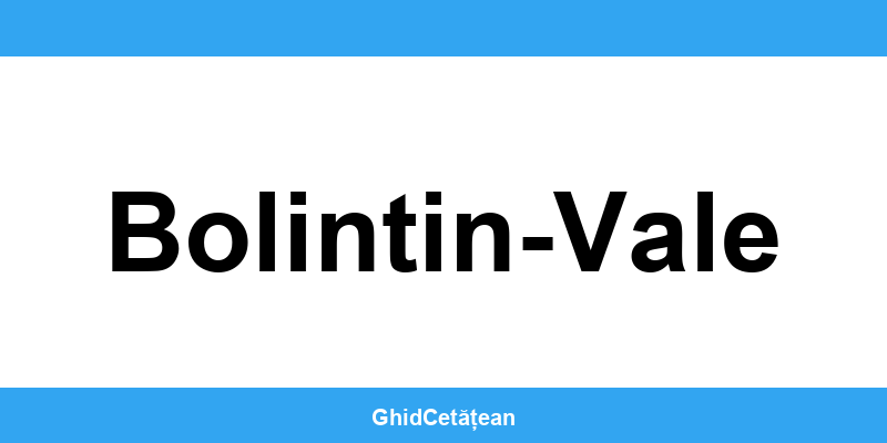 Evidența Populației Bolintin-Vale (SPCLEP) – programare online