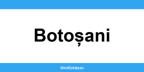Evidența Populației Botoșani (SPCLEP) – programare online