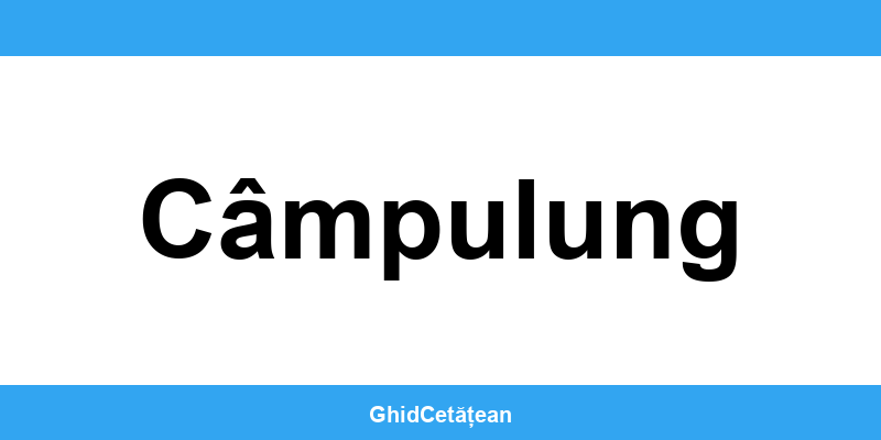 Evidența Populației Câmpulung (SPCLEP) – programare online