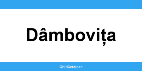 Evidența Populației Dâmbovița (SPCLEP) – programare online