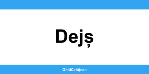 Evidența Populației Dejș (SPCLEP) – programare online
