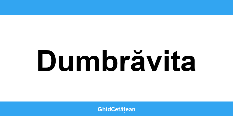 Evidența Populației Dumbrăvita (SPCLEP) – programare online