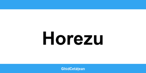 Evidența Populației Horezu (SPCLEP) – programare online