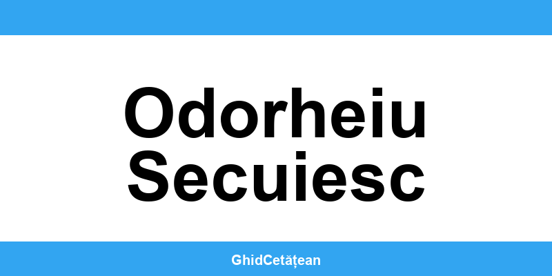 Evidența Populației Odorheiu Secuiesc (SPCLEP) – programare online