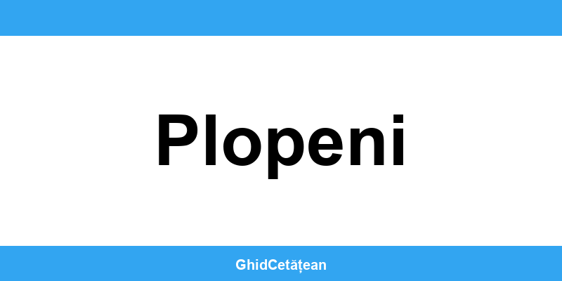 Evidența Populației Plopeni (SPCLEP) – programare online